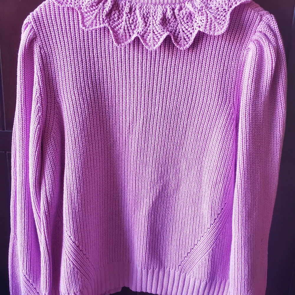 Who What Wear Pink Knit Cardigan Sweater - Picture 5 of 5